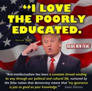 trump poorly educated
